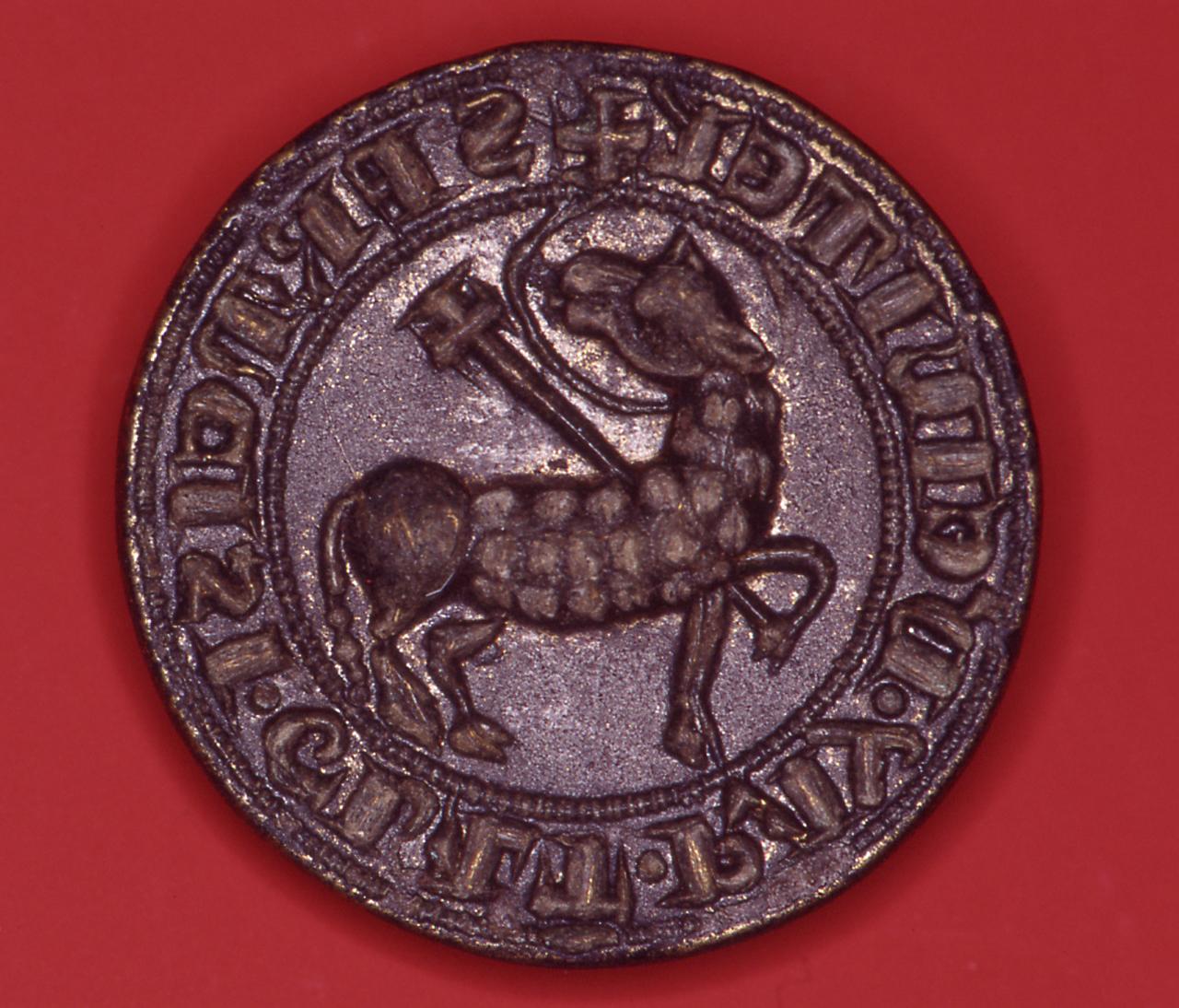 Agnus Dei (matrice di sigillo) - bottega italiana (fine/ inizio secc. XIII/ XIV)