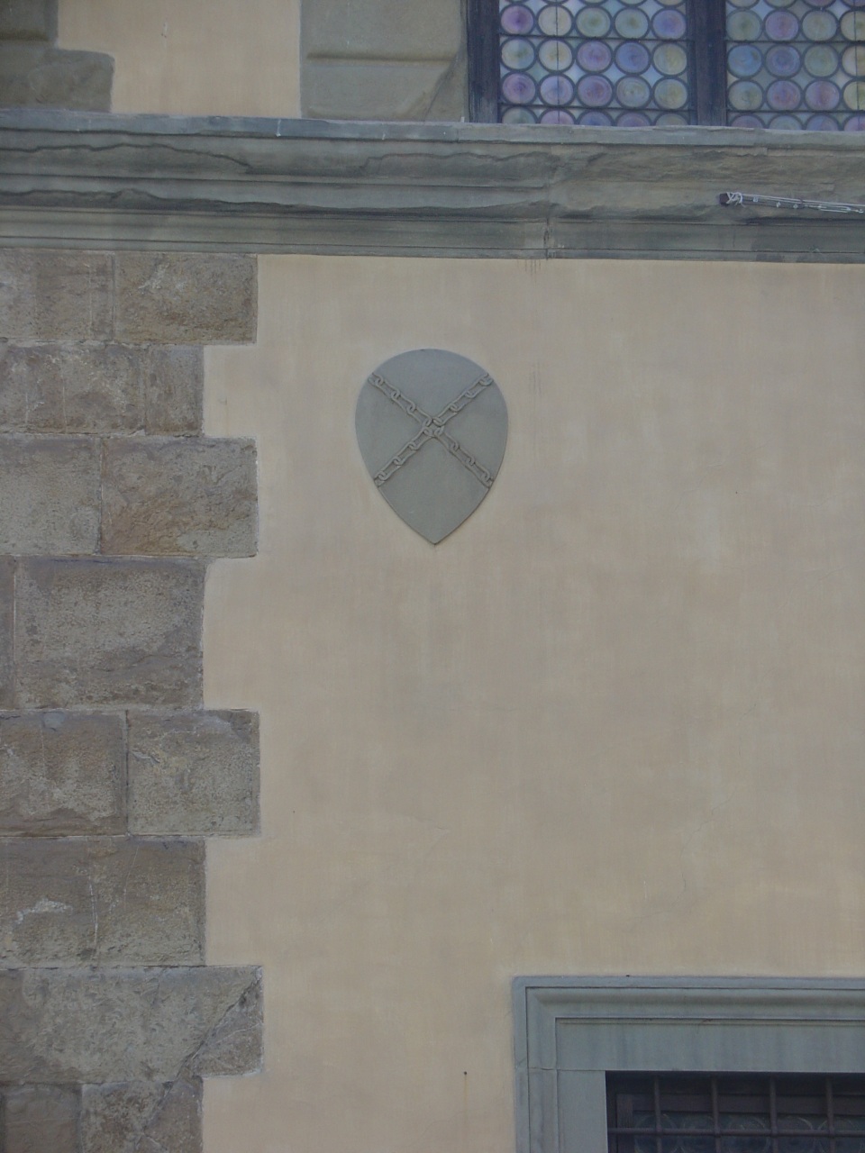 stemma gentilizio della famiglia Alberti (rilievo) - bottega fiorentina (sec. XIX)
