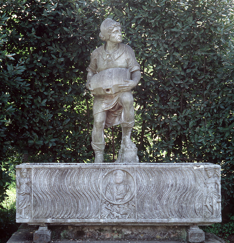 villano con botticella (statua) di Bandinelli Bartolomeo detto Baccio Bandinelli, Fancelli Giovanni (metà sec. XVI)