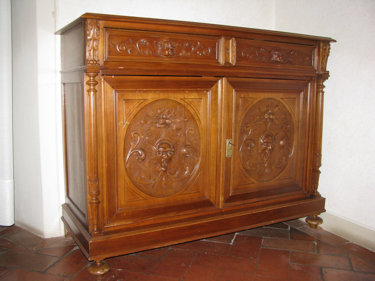 credenza - bottega toscana (secc. XIX/ XX)