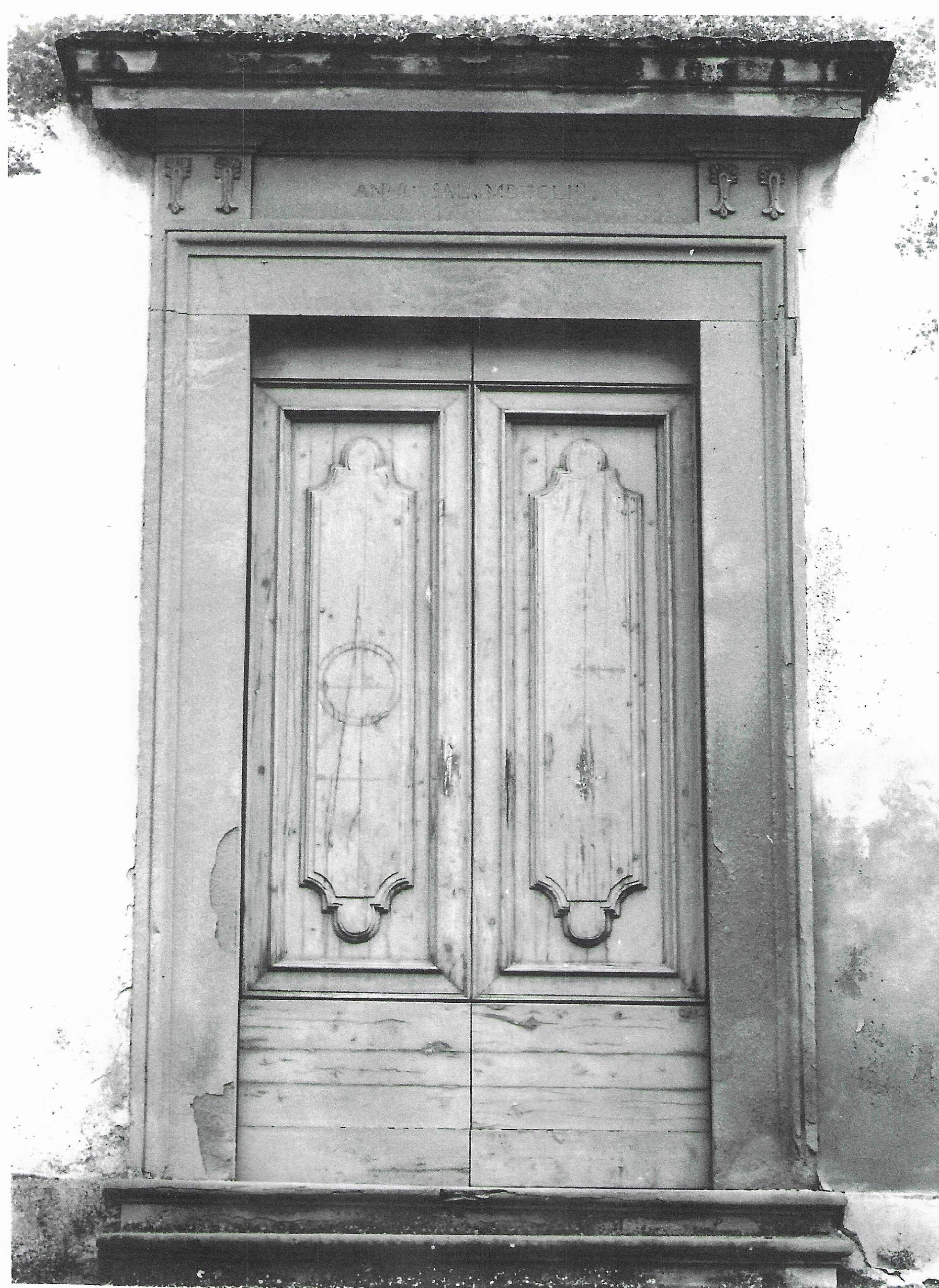 mostra di porta - produzione fiorentina (sec. XVIII)