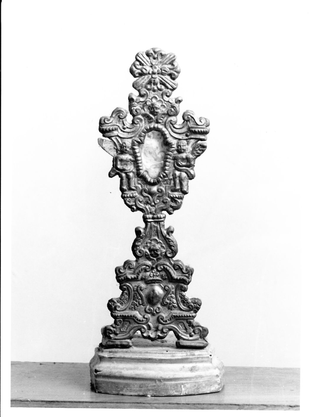 reliquiario - a ostensorio, opera isolata - bottega Italia centrale (seconda metà sec. XVIII)