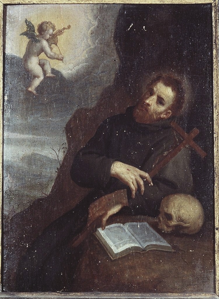 estasi di San Francesco d'Assisi (dipinto) - ambito fiorentino (sec. XVII)