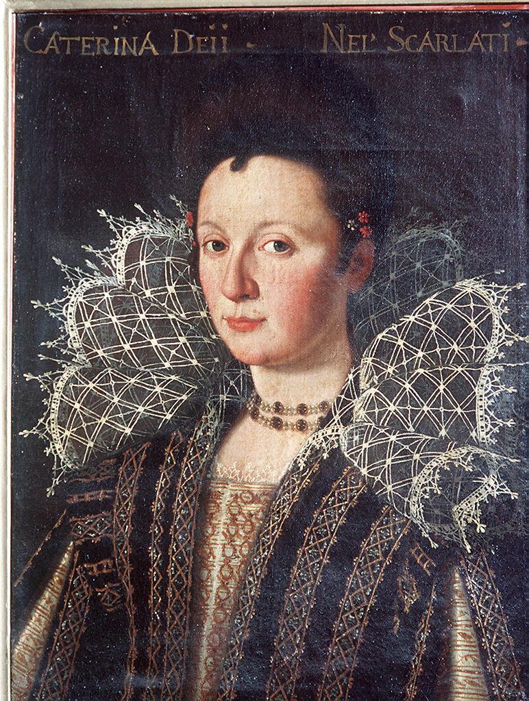 ritratto di Caterina Dei negli Scarlatti (dipinto) - ambito fiorentino (sec. XVII)