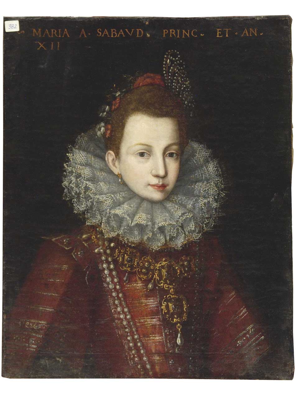 ritratto della principessa Marianna di Savoia (dipinto) - bottega piemontese (sec. XVII)