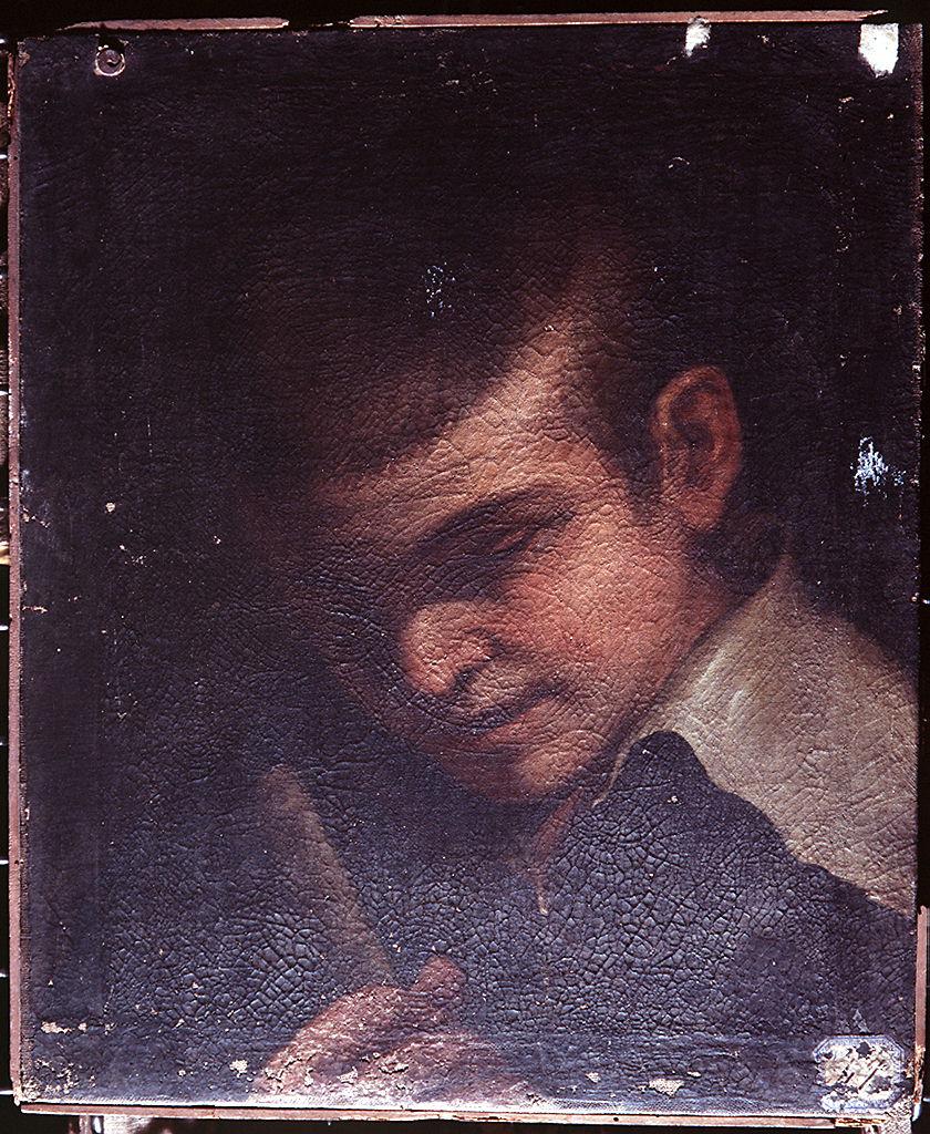 giovane con flauto (dipinto) - ambito bolognese (ultimo quarto sec. XVI)