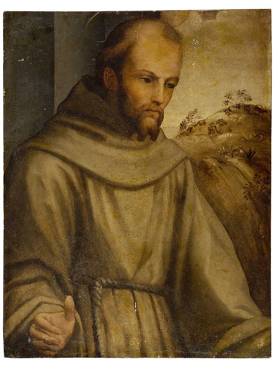 San Francesco d'Assisi (dipinto) di Stradano Giovanni (maniera) (sec. XVI)
