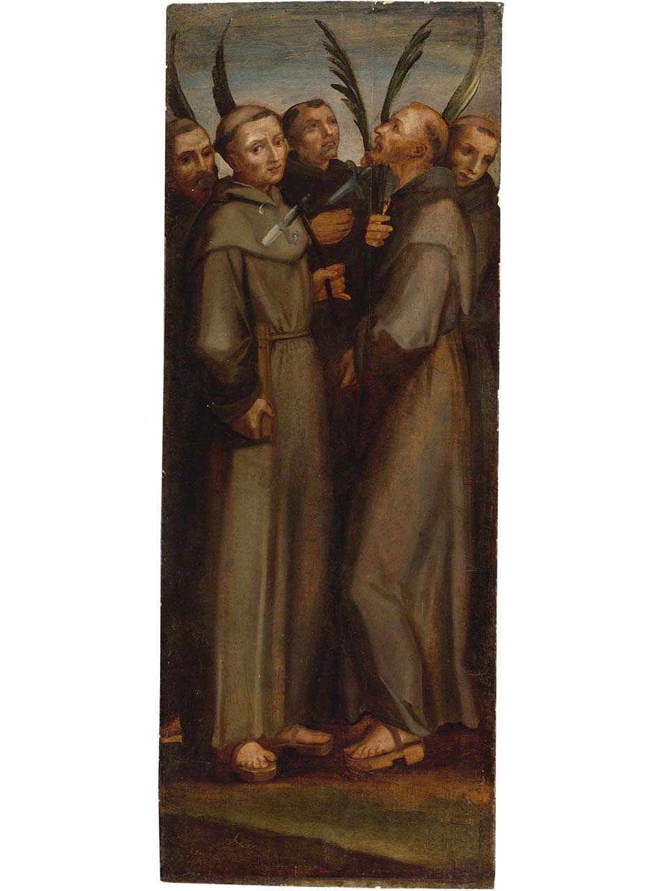 santi martiri francescani (dipinto) - ambito fiorentino (sec. XVI)