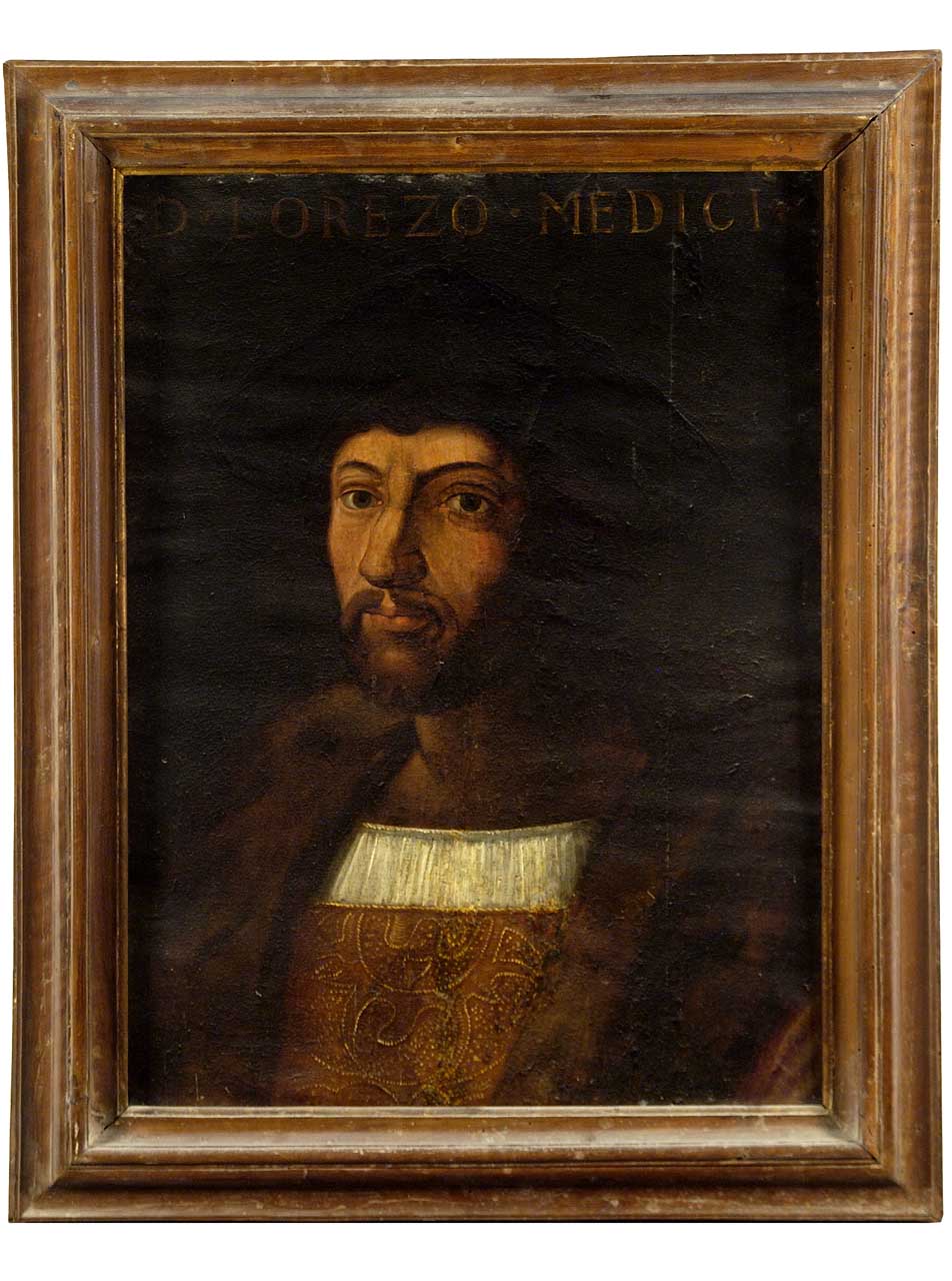 ritratto di Lorenzo de' Medici Duca di Urbino (dipinto) di Dell'Altissimo Cristofano (bottega) (seconda metà sec. XVI)