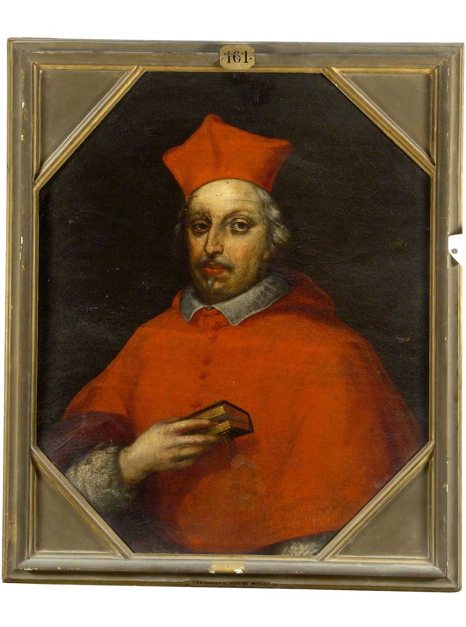 ritratto del cardinale Carlo de' Medici (dipinto) di Panfi Romolo (metà sec. XVII)