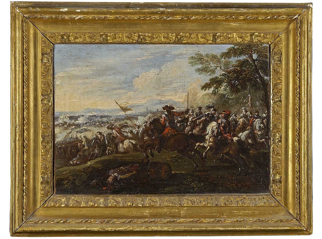 battaglia (dipinto) di Graziani Pietro (secc. XVII/ XVIII)