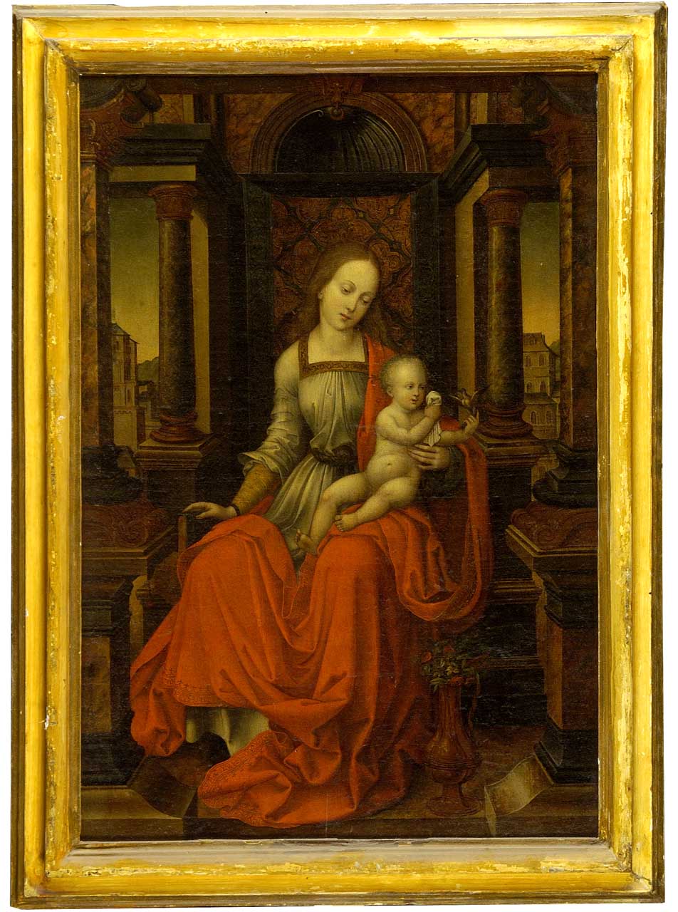 Madonna con Bambino (dipinto) - ambito fiammingo (sec. XVI)