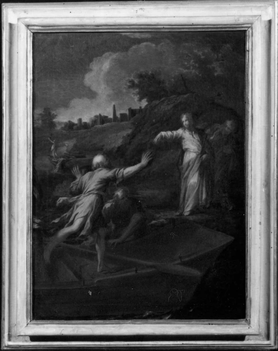 vocazione di San Pietro (dipinto) di Cinqui Giovanni (bottega) (primo quarto sec. XVIII)