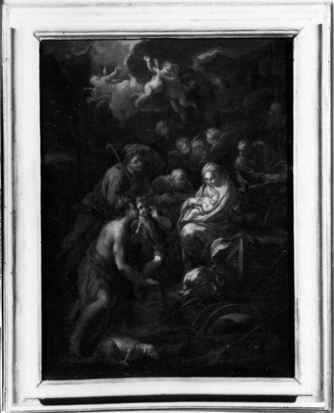adorazione dei pastori (dipinto) di Cinqui Giovanni (bottega) (primo quarto sec. XVIII)