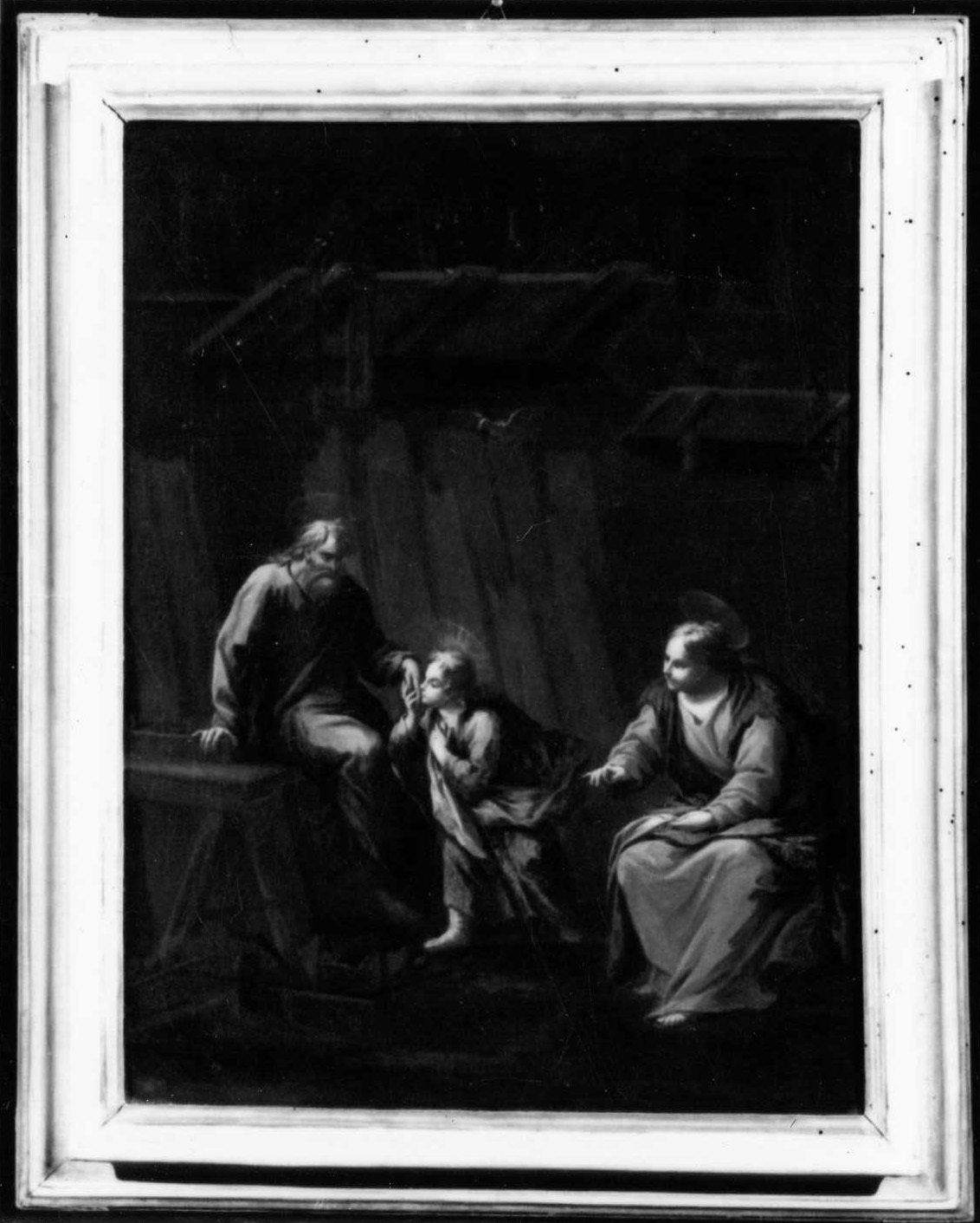 Sacra Famiglia (dipinto) di Cinqui Giovanni (bottega) (primo quarto sec. XVIII)
