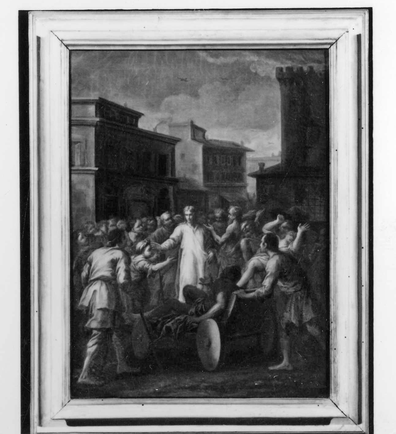 Gesù guarisce gli ammalati (dipinto) di Cinqui Giovanni (bottega) (primo quarto sec. XVIII)