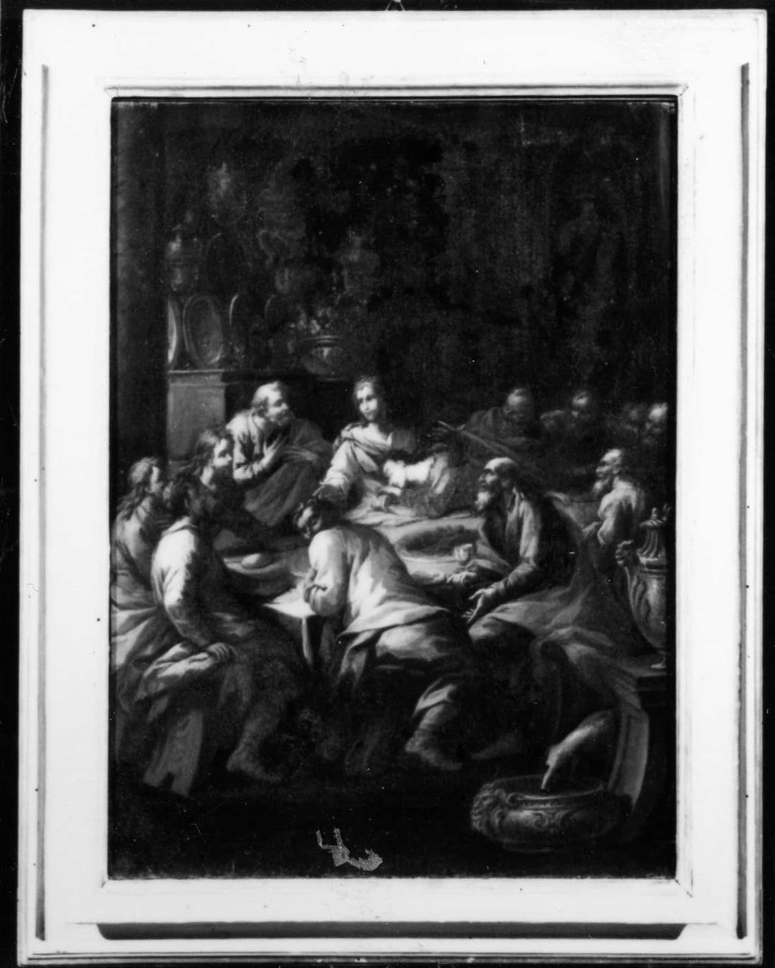 ultima cena (dipinto) di Cinqui Giovanni (bottega) (primo quarto sec. XVIII)