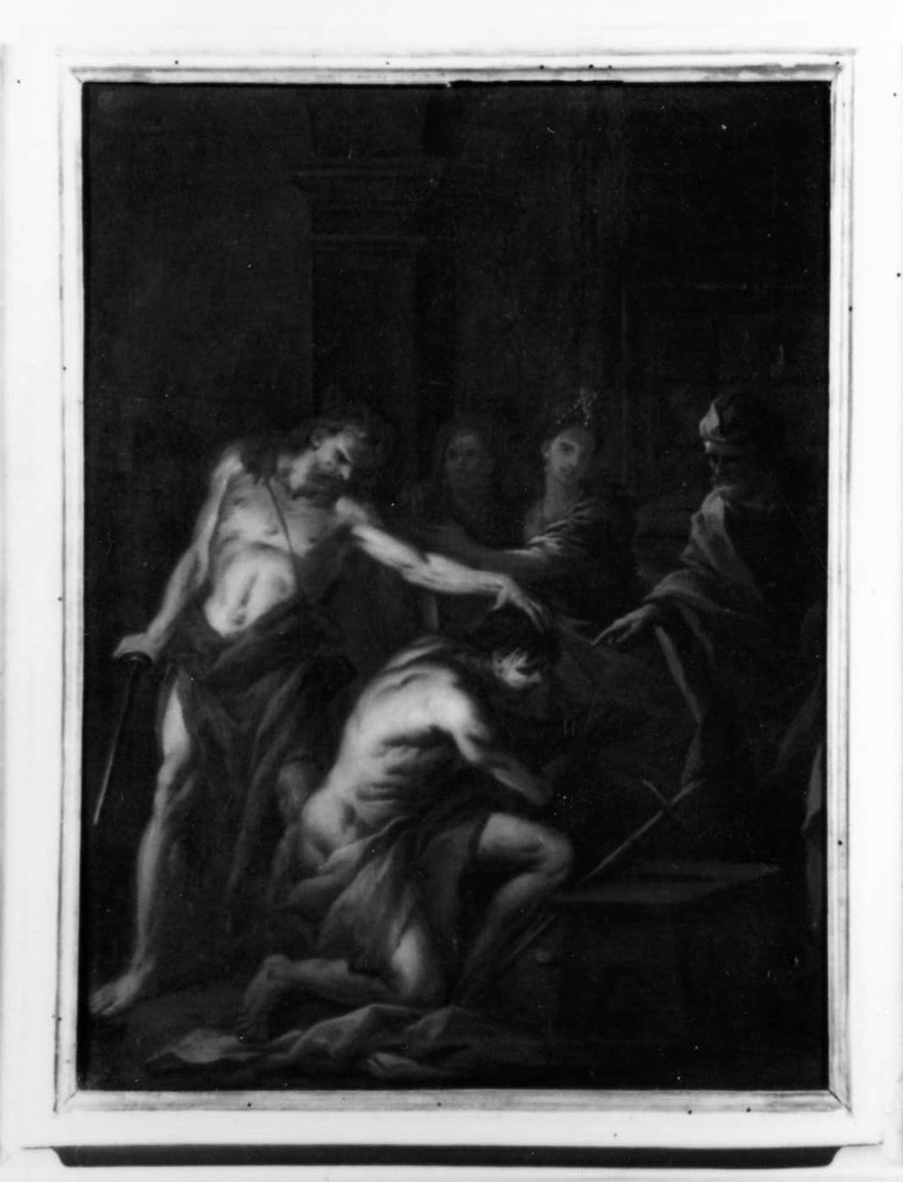 decapitazione di San Giovanni Battista (dipinto) di Cinqui Giovanni (bottega) (primo quarto sec. XVIII)