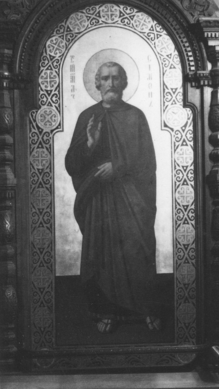 San Simone Apostolo (icona) di Vasilijev B (sec. XIX)