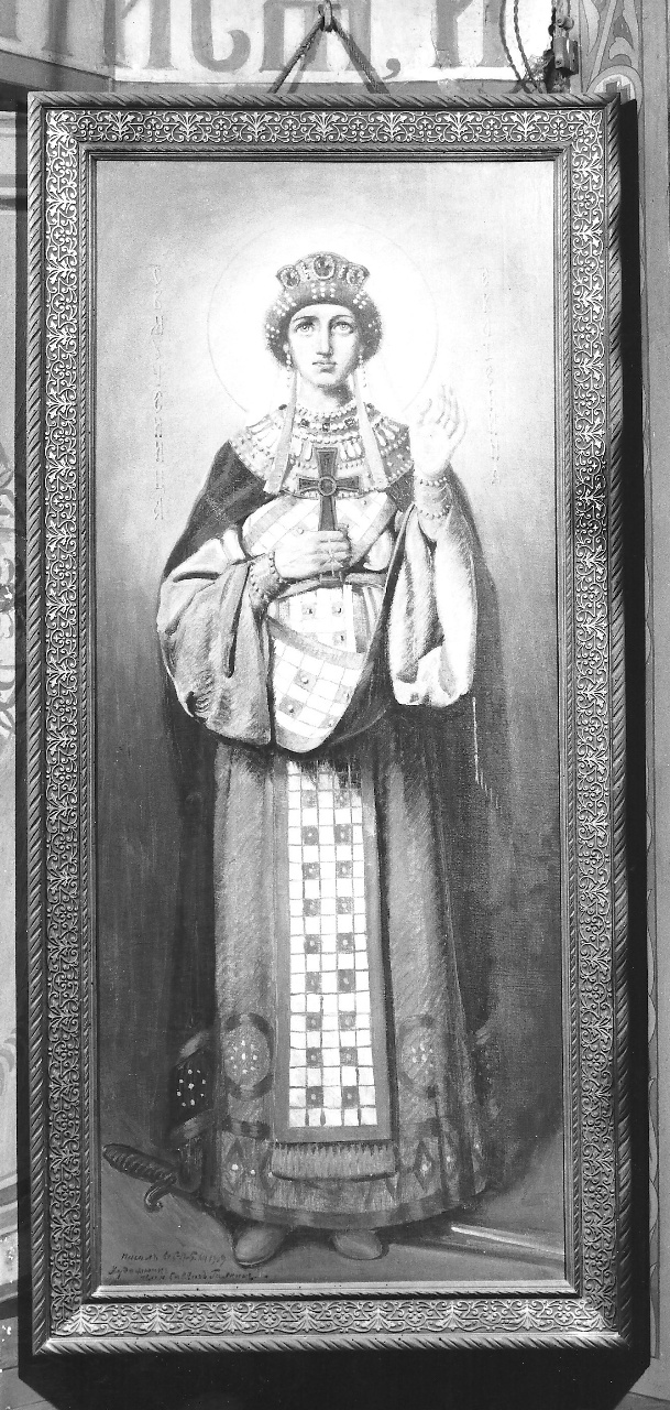 Santa Caterina d'Alessandria (icona) di Galkin Ivan Savvic (sec. XX)