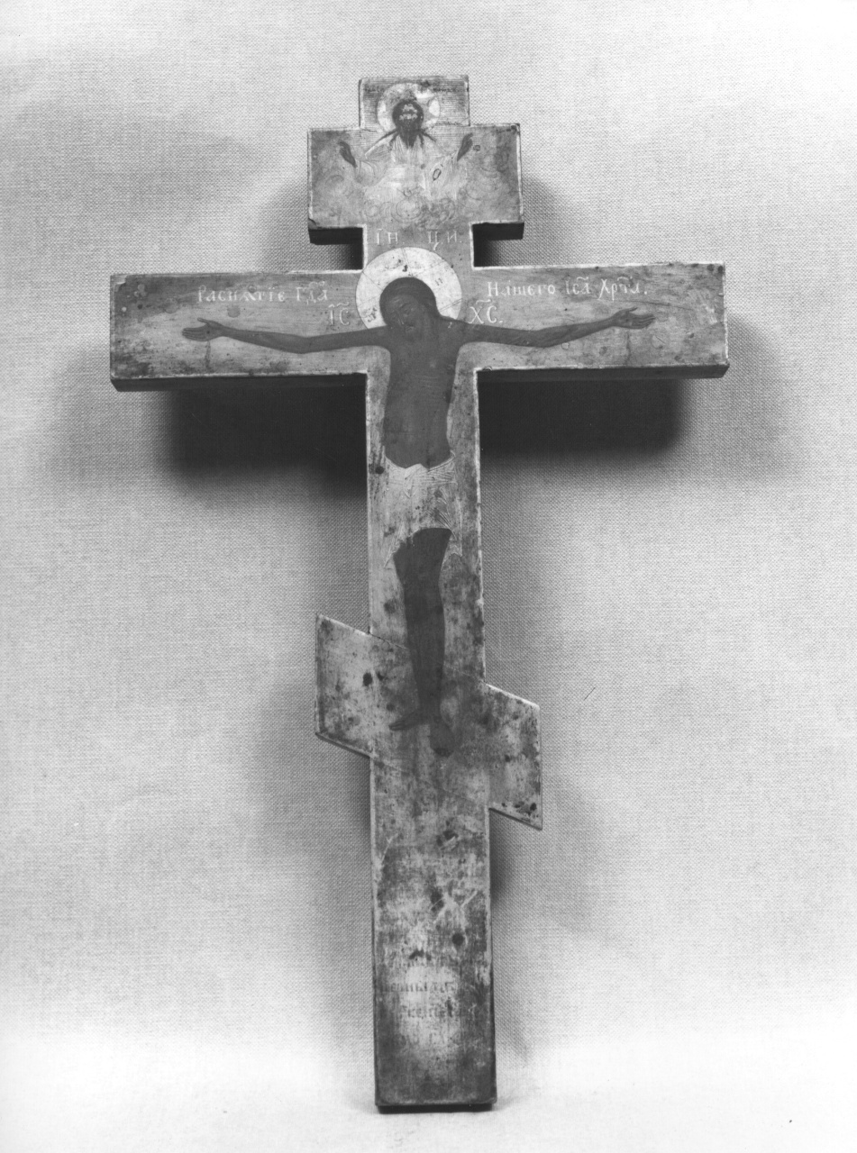 Cristo crocifisso (croce) - bottega russa (sec. XIX)
