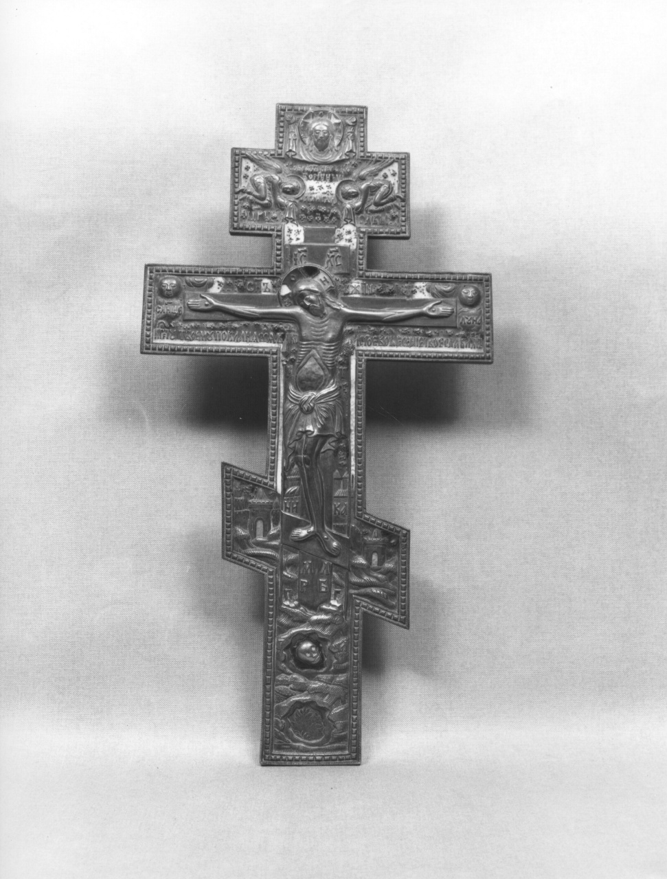 Cristo crocifisso (croce) - bottega russa (sec. XVIII)