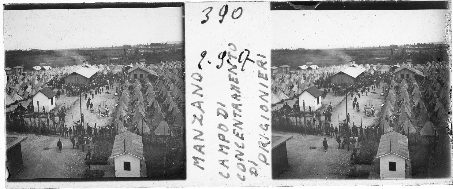 Campo di concentramento (positivo stereoscopico) di Anonimo (XX)