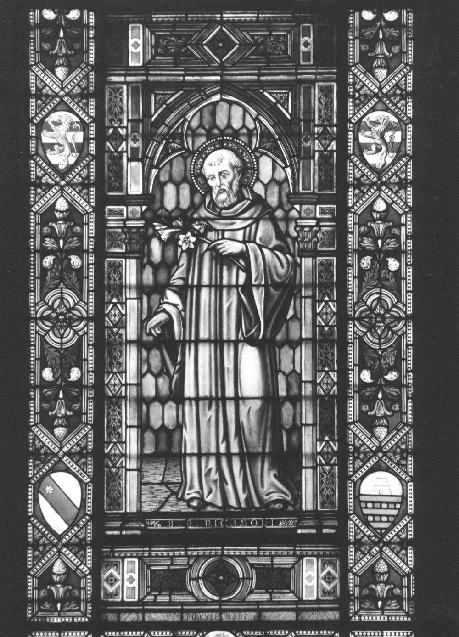 Santi (vetrata) di De Matteis Ulisse (fine sec. XIX)