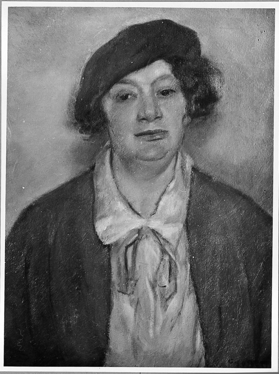 ritratto della signora Stein (dipinto) di Costetti Giovanni (sec. XX)