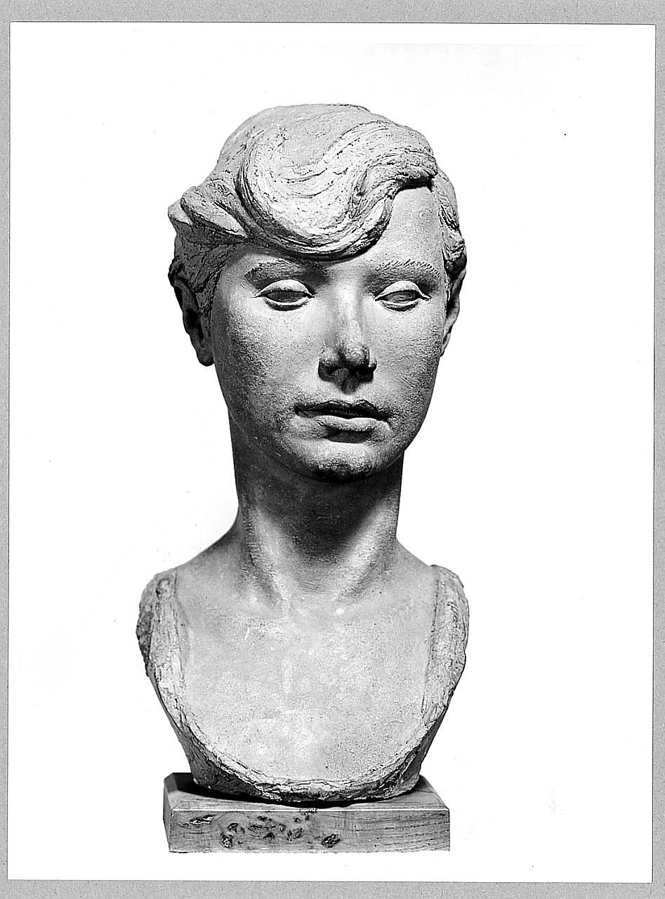 Giuliana detta Bibi, ritratto di donna (scultura) di Gelli Lelio (sec. XX)