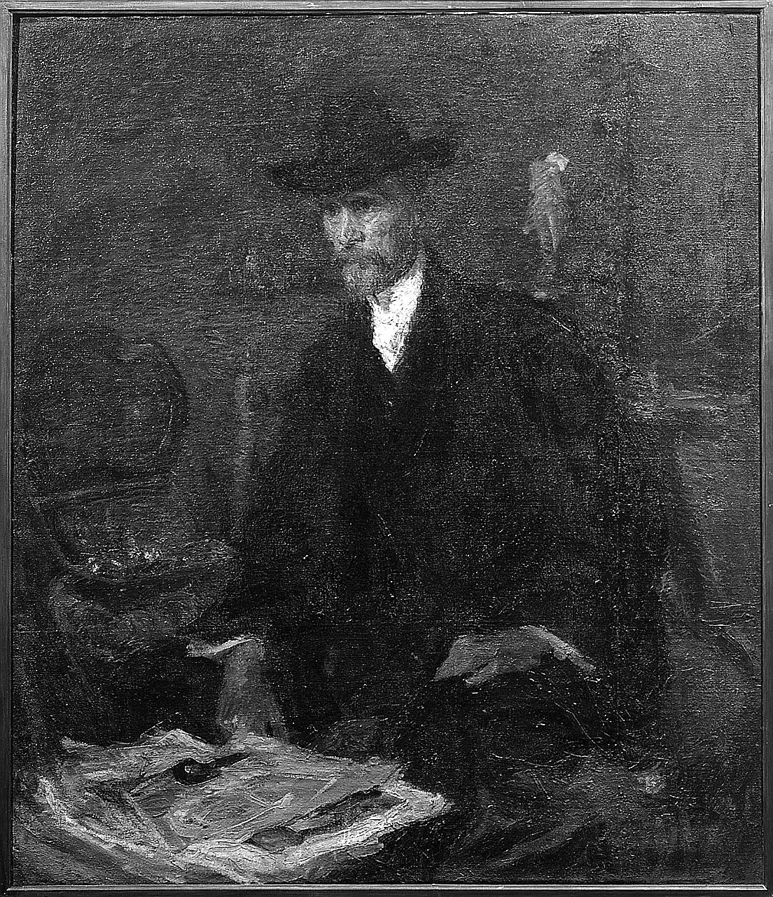 ritratto di Licinio Barsanti (dipinto) di Graziosi Giuseppe (sec. XX)