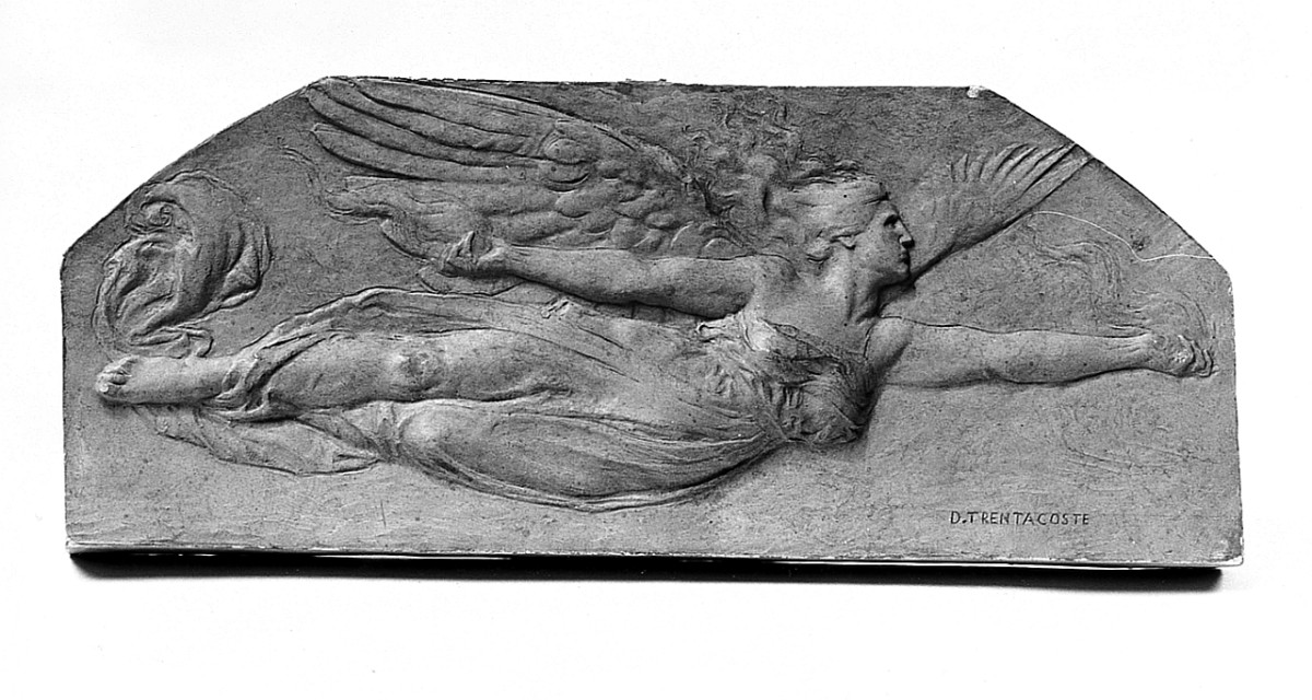 La Fiamma, figura allegorica femminile (rilievo) di Trentacoste Domenico (sec. XX)