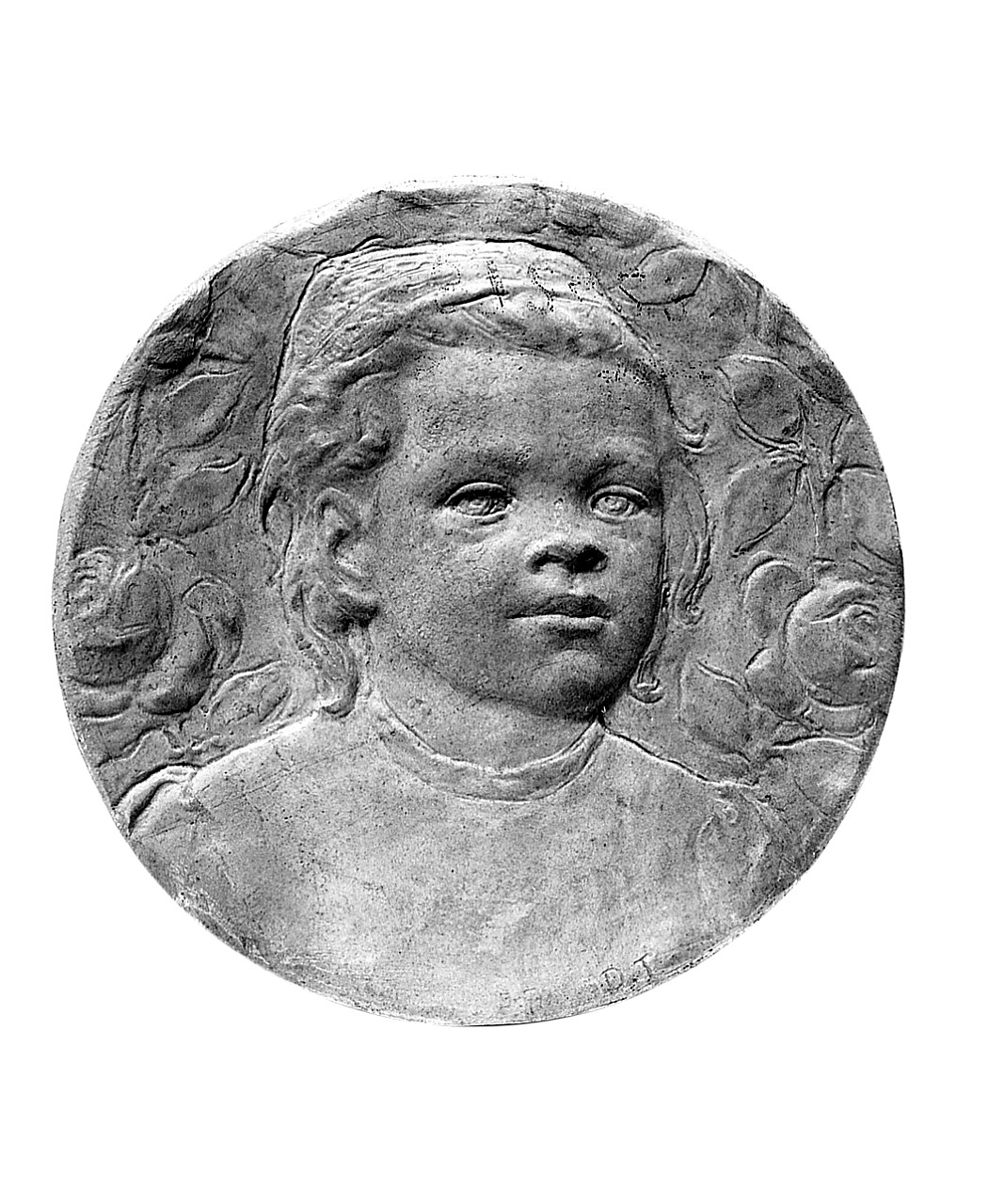 ritratto di Maria Gorky (rilievo) di Trentacoste Domenico (sec. XX)