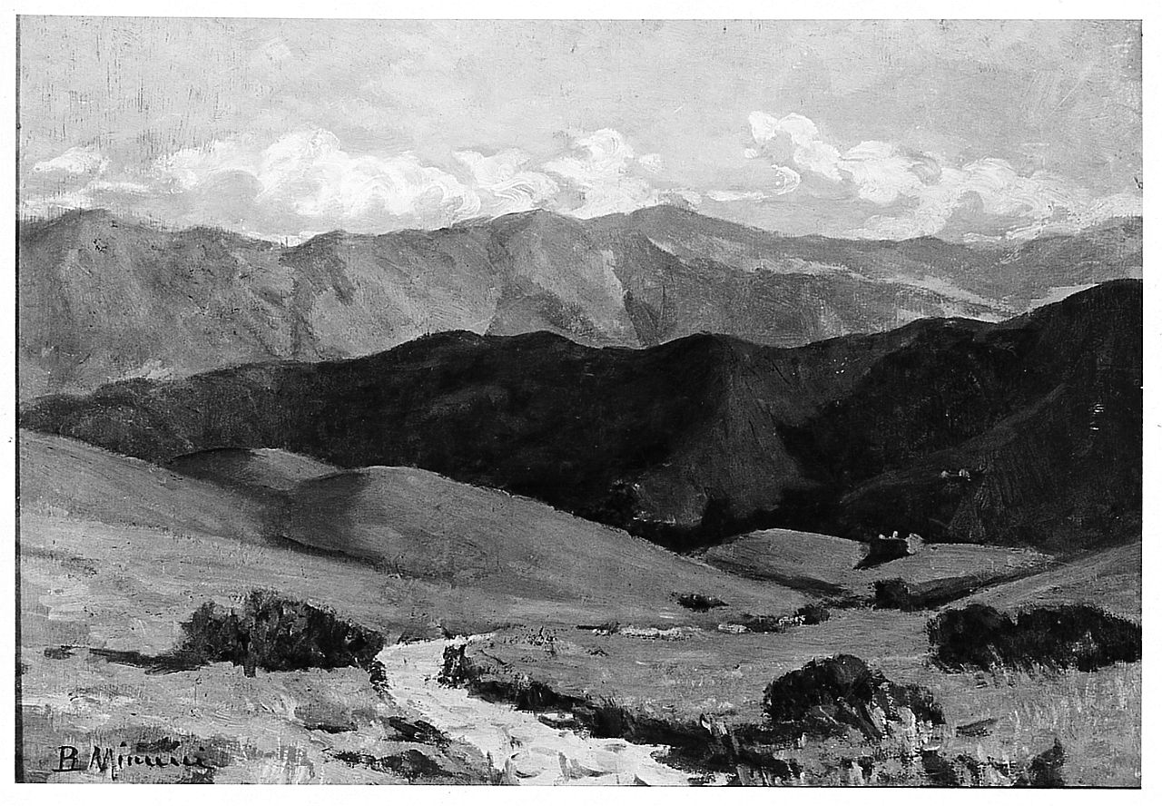 paesaggio montano (dipinto) di Minucci Bianca (primo quarto sec. XX)