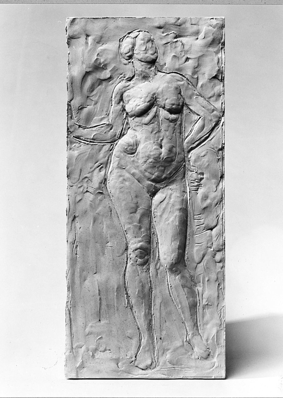 figura femminile nuda (calco di rilievo) di Trentacoste Domenico (inizio sec. XX)