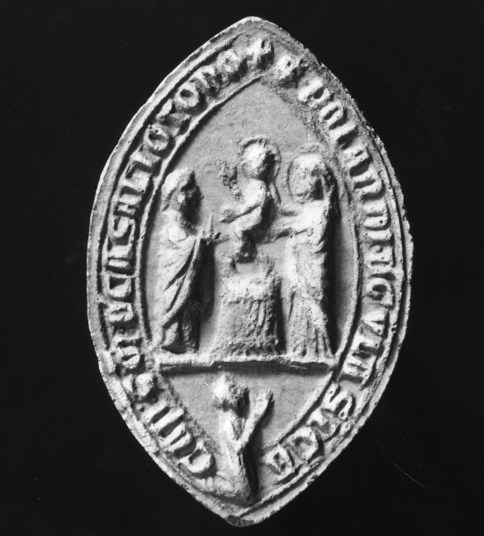 presentazione di Gesù al tempio (calco di sigillo) di Lelli Oronzio (ultimo quarto sec. XIX)