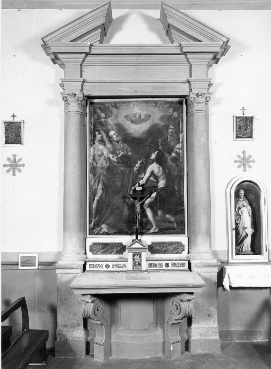 altare - a edicola - bottega toscana (sec. XVII, sec. XX)