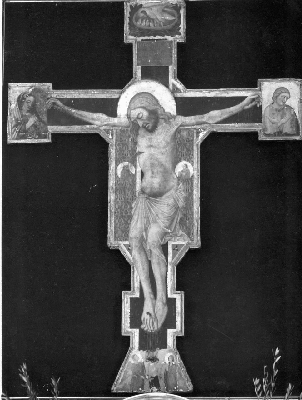 Cristo crocifisso (dipinto) di Maestro di Figline (cerchia) (prima metà sec. XIV)