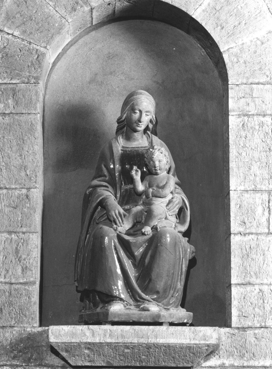 Madonna con Bambino (scultura) di Buglioni Benedetto (bottega) (prima metà sec. XVI)