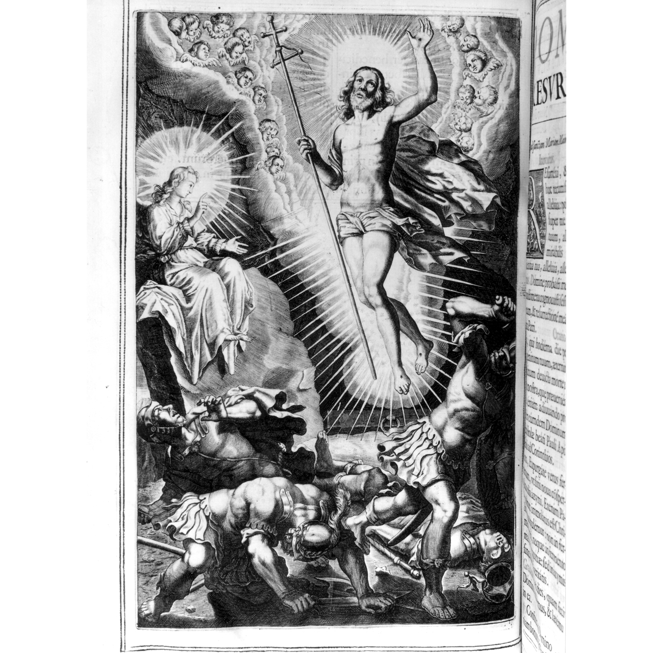 resurrezione di Cristo (stampa) di Piccini Giacomo (attribuito) (secondo quarto sec. XVII)