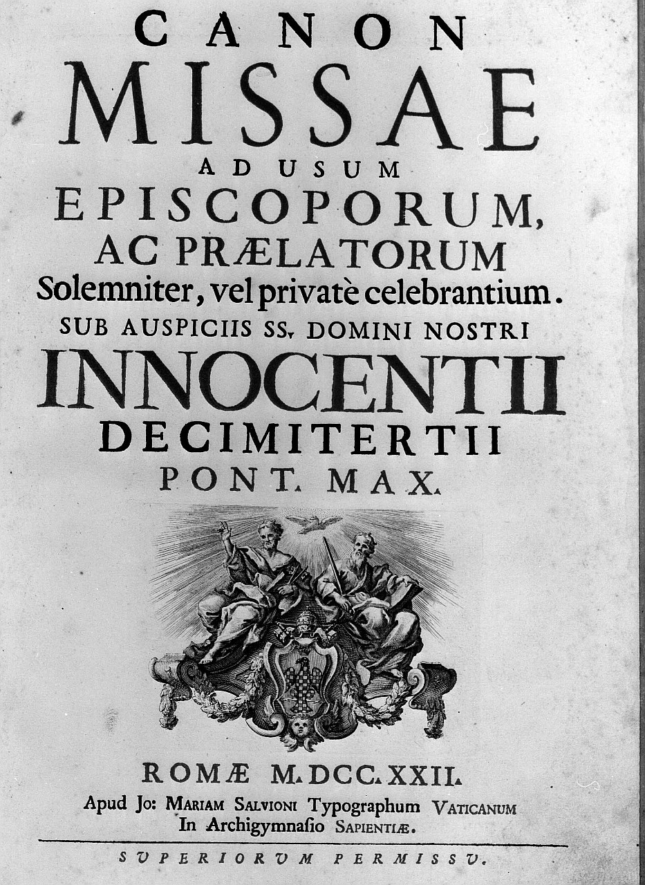 Santi Pietro e Paolo (stampa) - ambito romano (sec. XVIII)