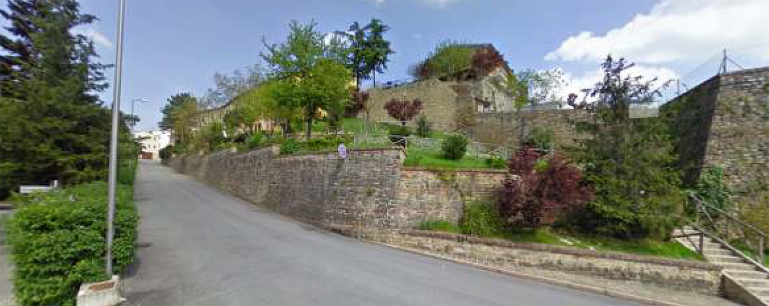 Mura castellane (mura, difensive) - Camporotondo di Fiastrone (MC) 