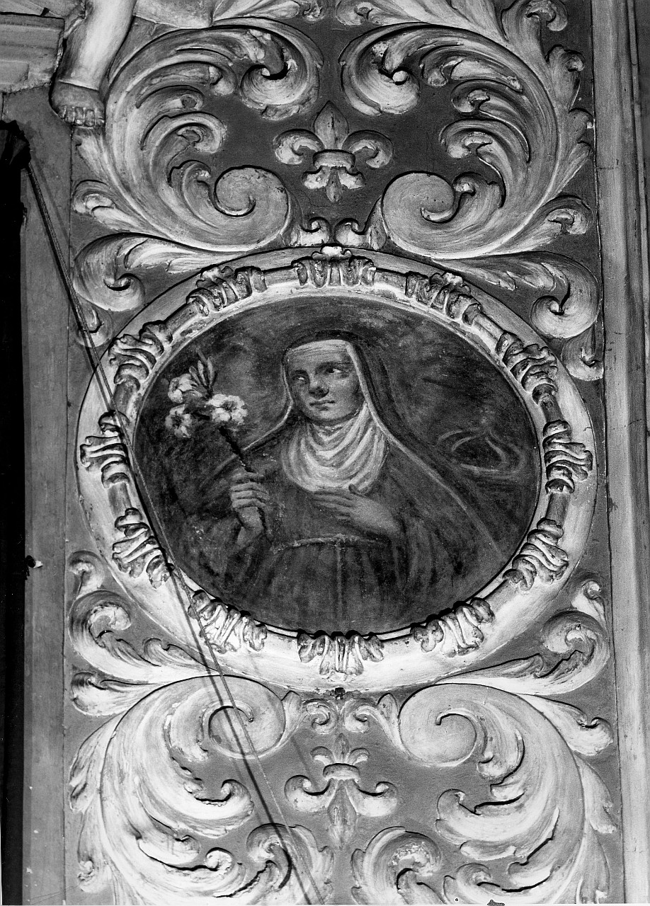 Santa Caterina Regina di Bosnia (dipinto murale) di Bamberini Anton Domenico (attribuito) (fine sec. XVII)