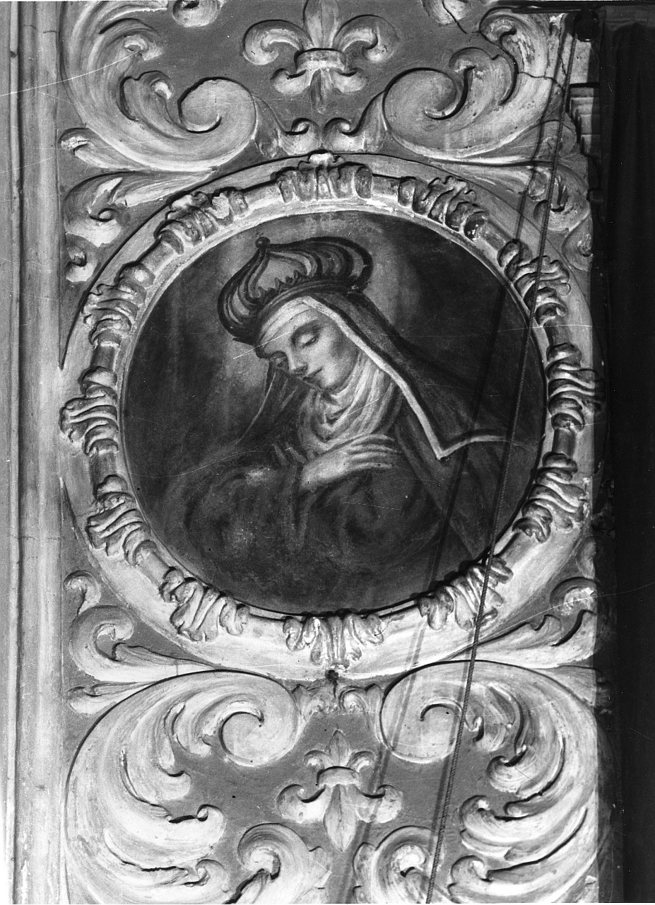 Santa Elisabetta d' Ungheria (dipinto murale) di Bamberini Anton Domenico (attribuito) (fine sec. XVII)