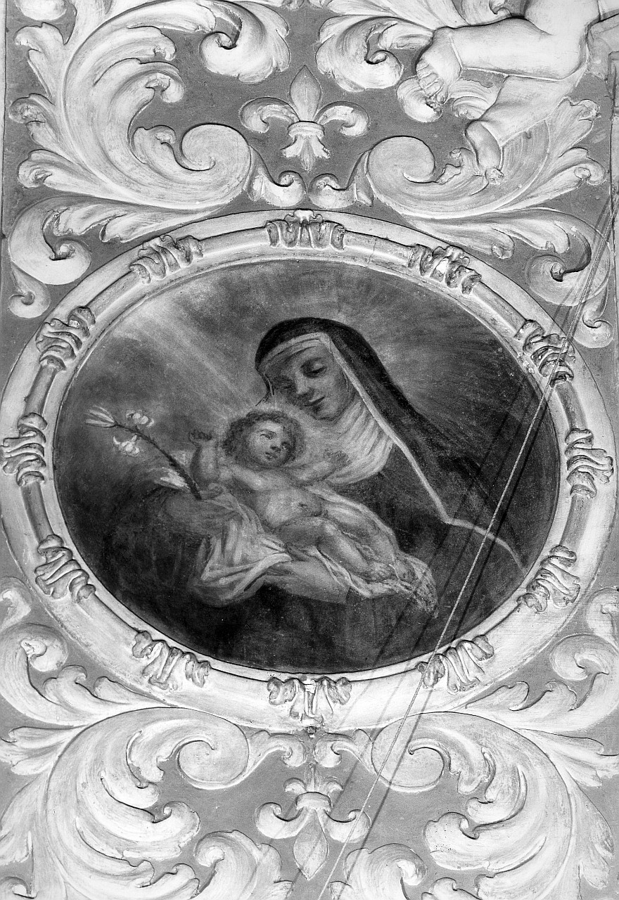 Santa Margherita del Santissimo Sacramento (dipinto murale) di Bamberini Anton Domenico (attribuito) (fine sec. XVII)