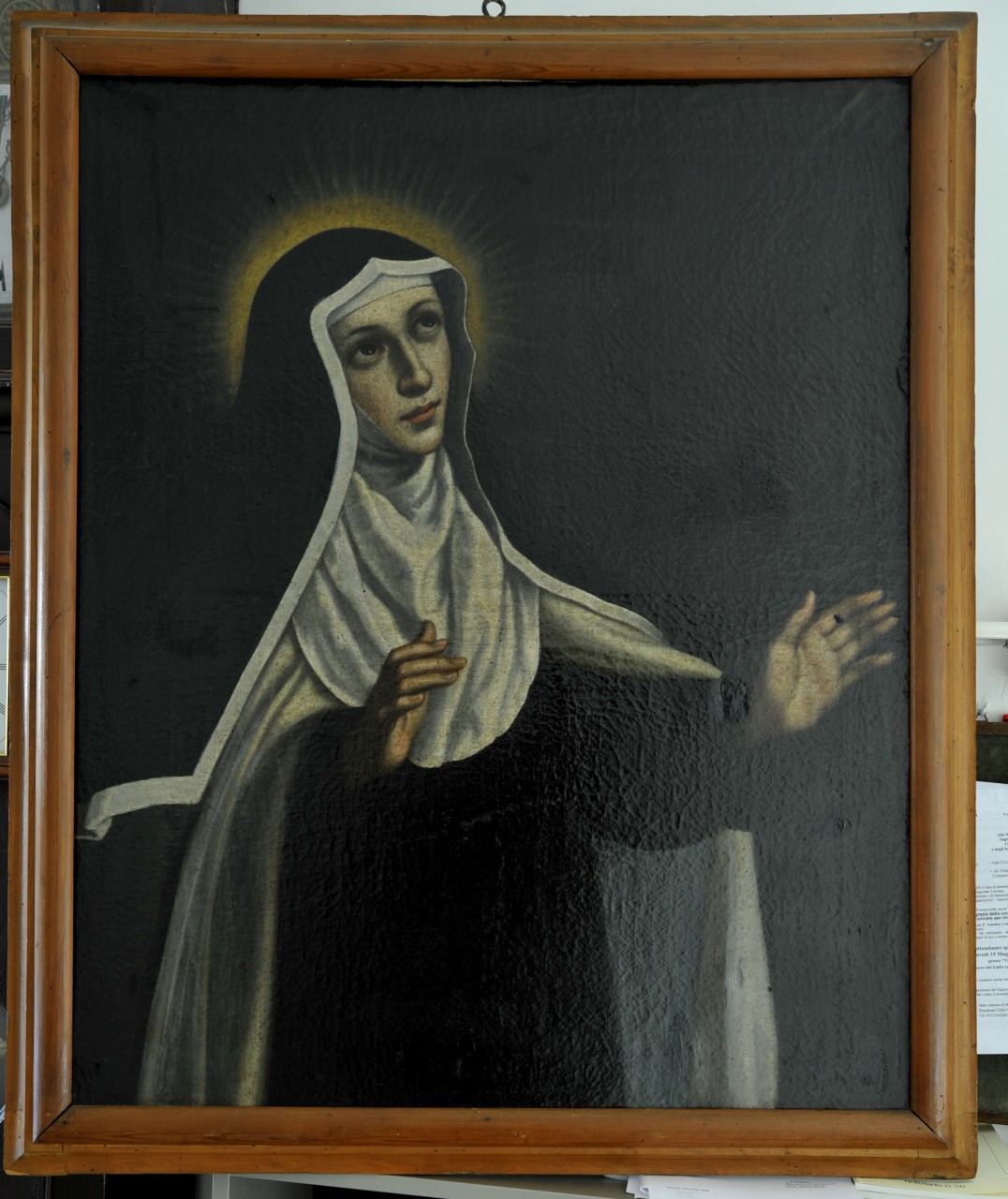 Santa Maria Maddalena dei Pazzi (dipinto) di Curradi Francesco (bottega) (sec. XVII)