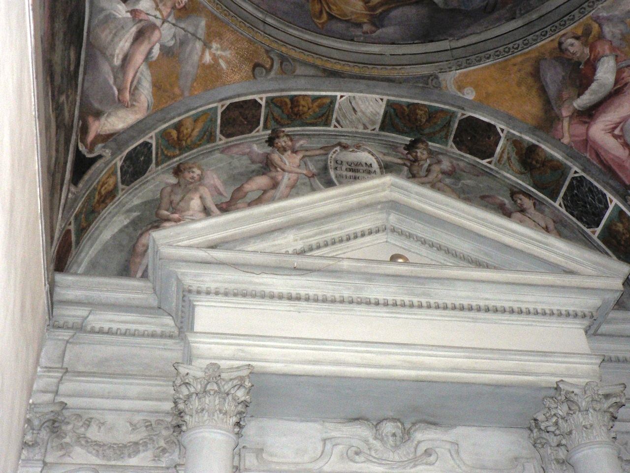angioletti (dipinto murale, elemento d'insieme) di Barbatelli Bernardino detto Poccetti (sec. XVI)