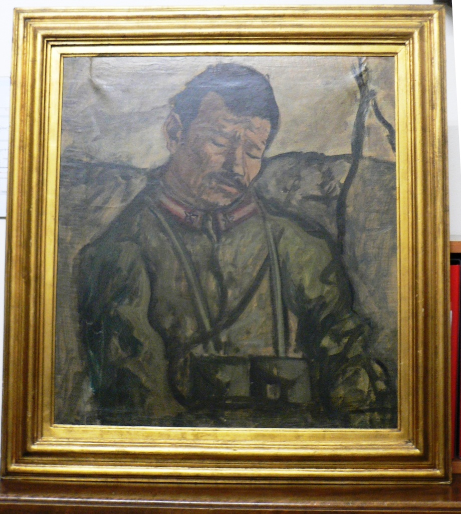 soldato (dipinto) - ambito toscano (sec. XX)