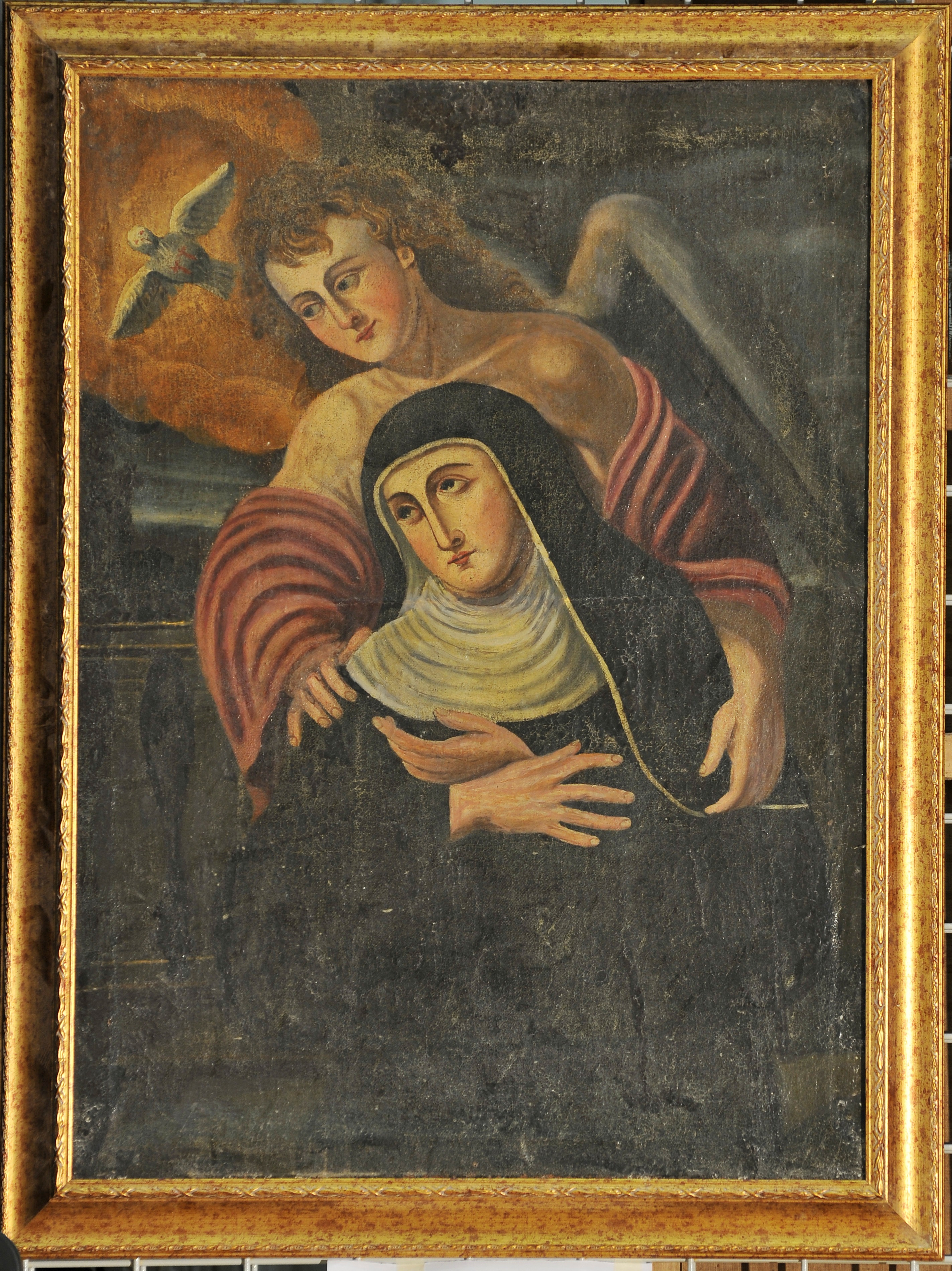 Santa Monica e Angelo (quadro, coppia) - bottega Italia centrale (metà XVIII)