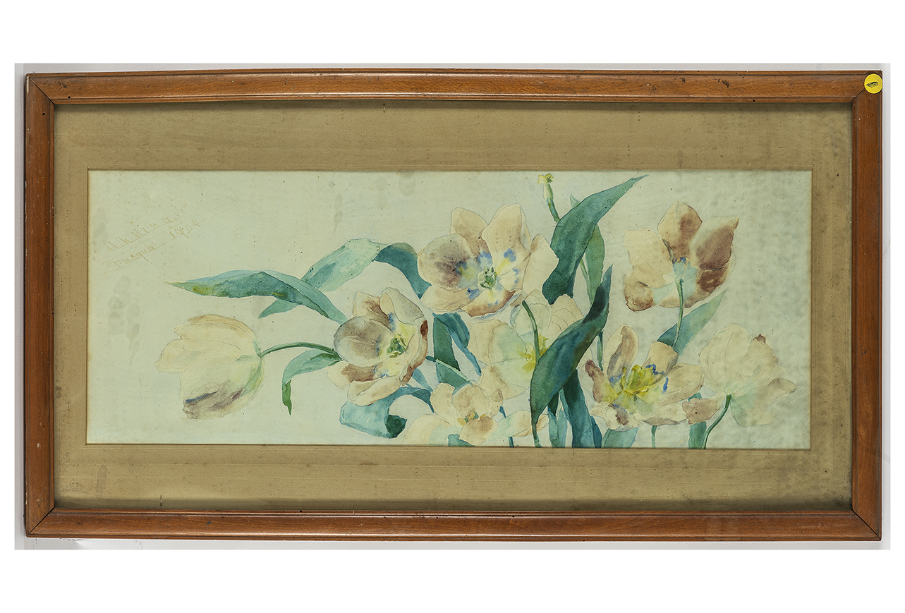 mazzo di fiori (dipinto, opera isolata) di Annina (inizio XX)